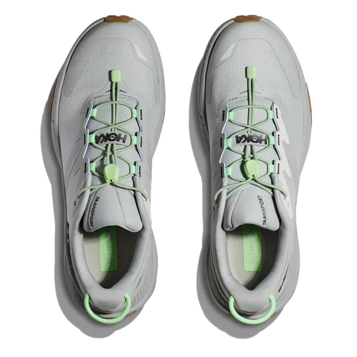 Hoka Transport - Harbor Mist - Lime Glow