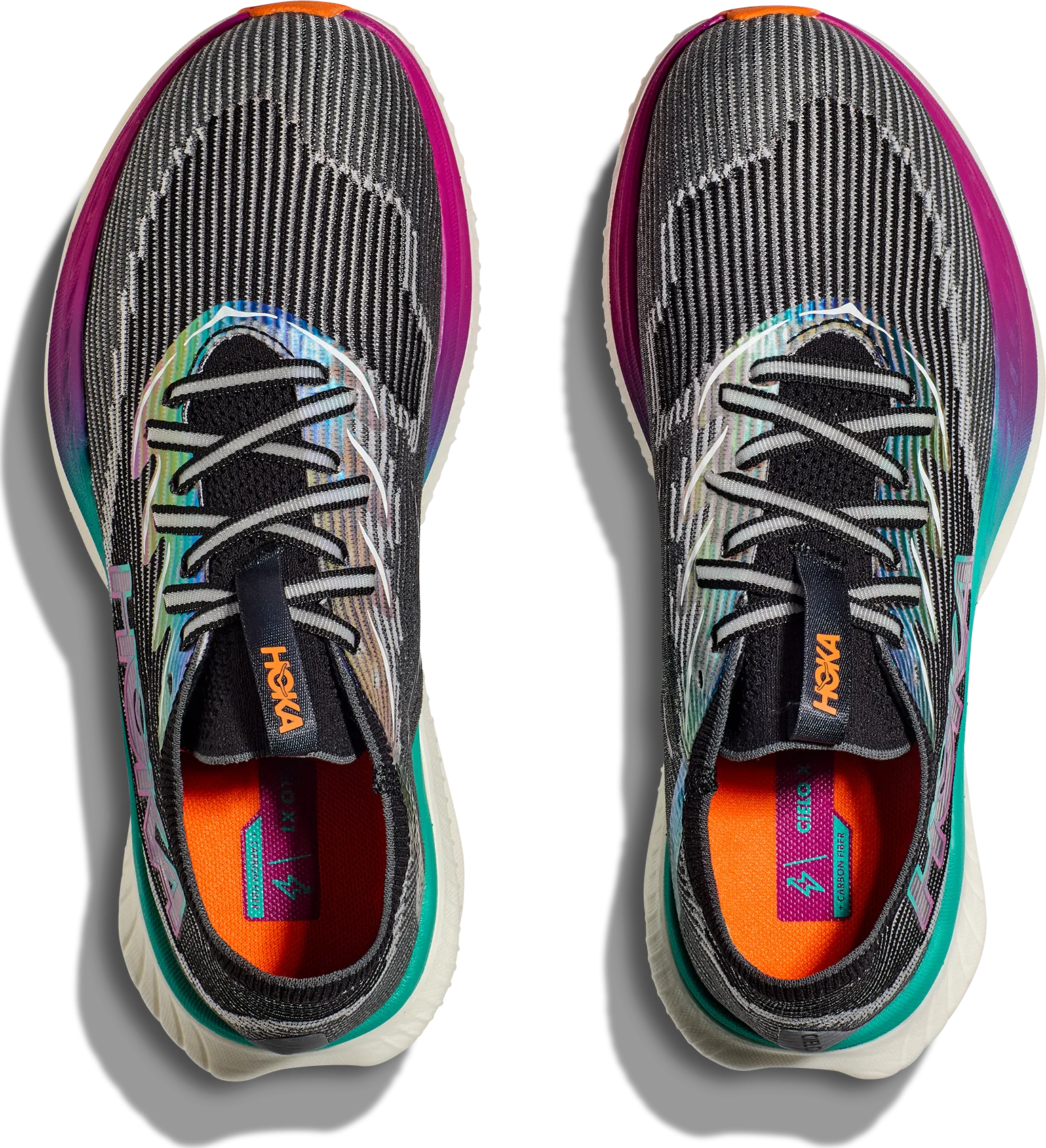 Hoka Unisex Cielo X1 Black/Electric Aqua | Buy Hoka Unisex Cielo X1 Black/Electric Aqua here | Outnorth