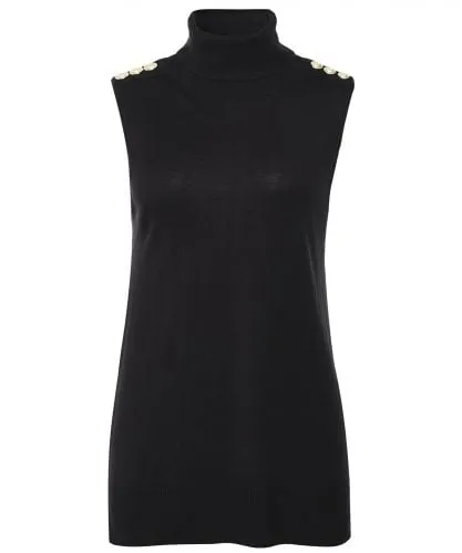 Holland Cooper Luxury Sleeveless Roll Neck Top | Jules B