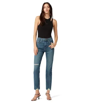 Hudson Jeans Holly High-Rise Straight Crop in Blue Dreams Women's