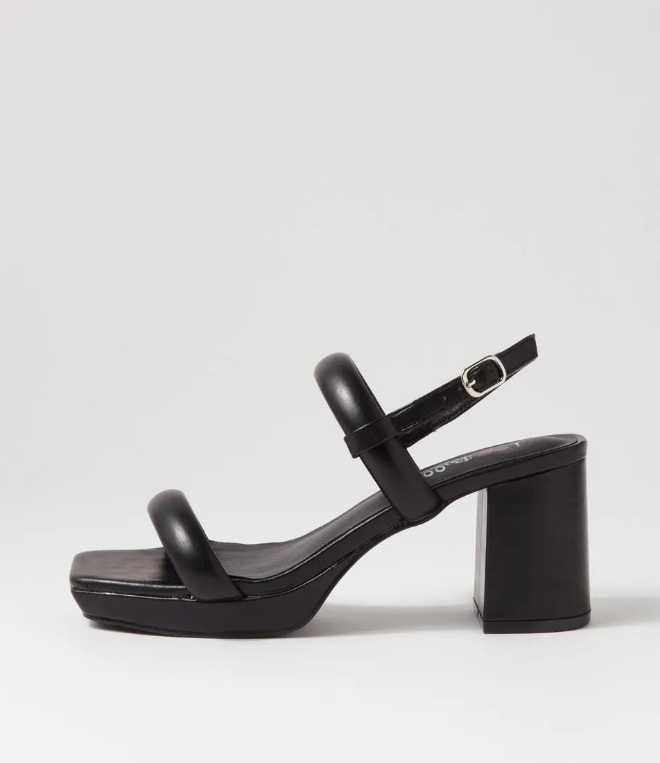 I LOVE BILLY Liorne Black Sandals