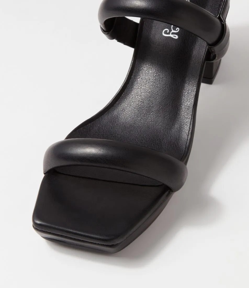 I LOVE BILLY Liorne Black Sandals