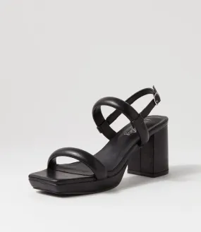 I LOVE BILLY Liorne Black Sandals