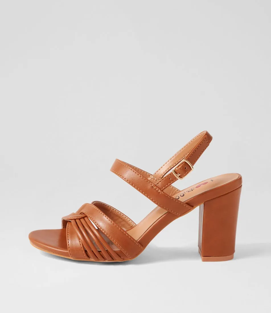 I LOVE BILLY Skeyne Tan Sandals