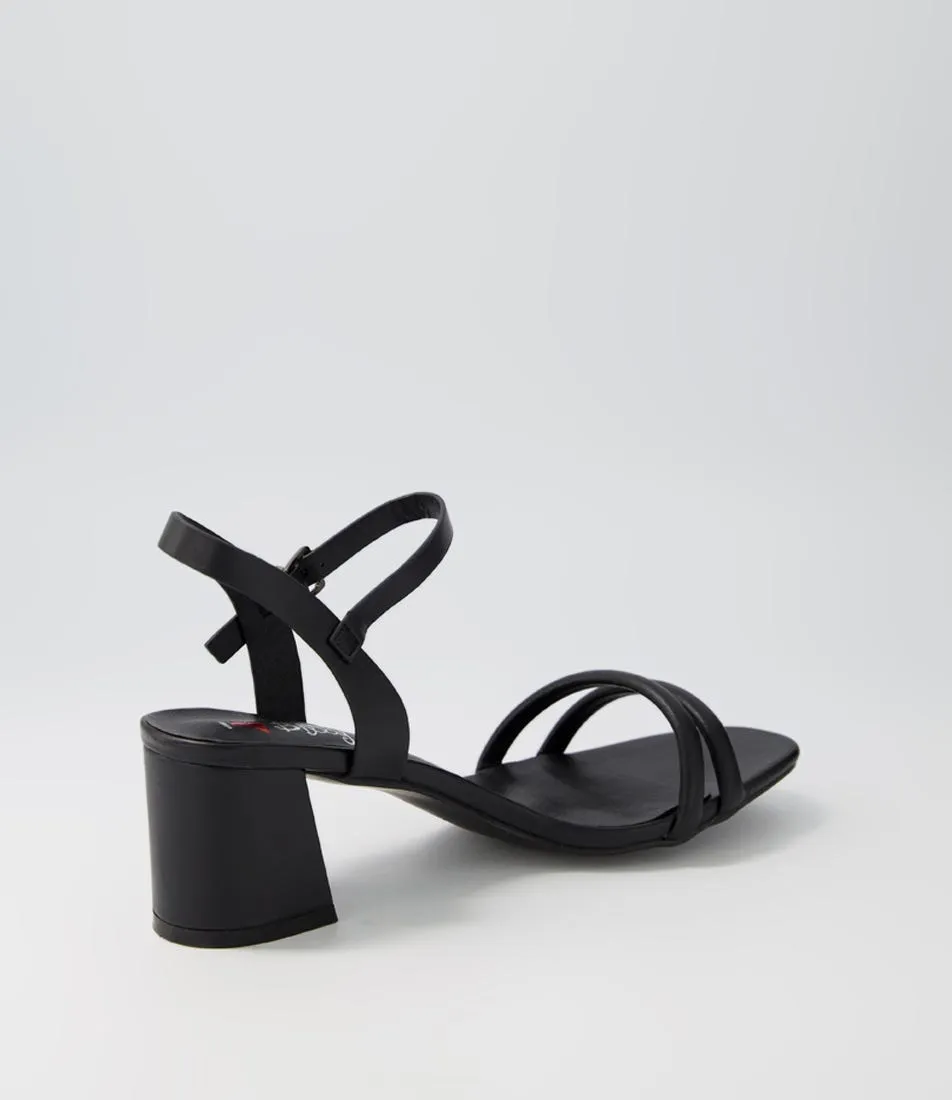 I LOVE BILLY Zelkie Black Sandals