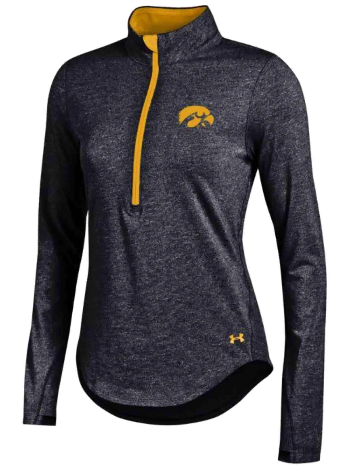 Iowa Hawkeyes Under Armour WOMEN Lightweight Fitted Soft 1/4 Zip Pullover