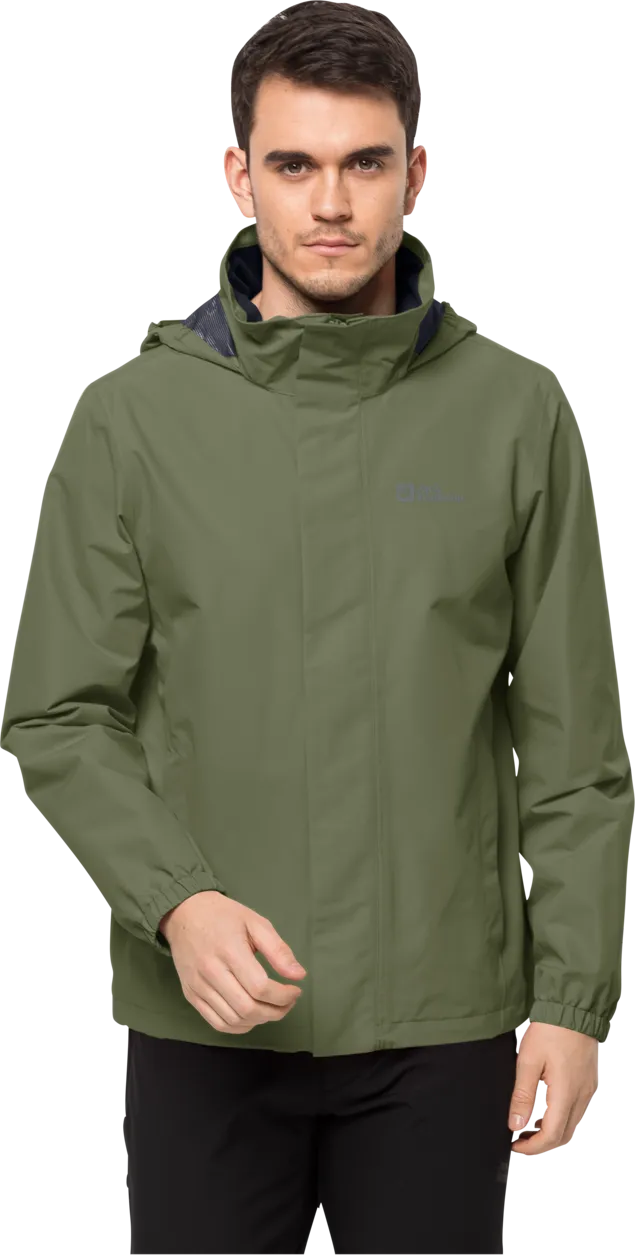 Jack Wolfskin Men's Stormy Point 2-Layer Jacket Greenwood | Buy Jack Wolfskin Men's Stormy Point 2-Layer Jacket Greenw