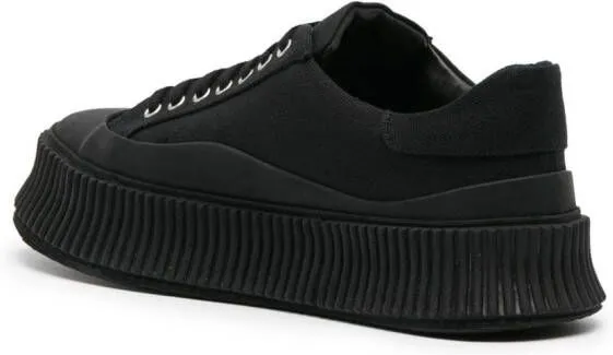 Jil Sander vulcanised-sole low-top sneakers Black