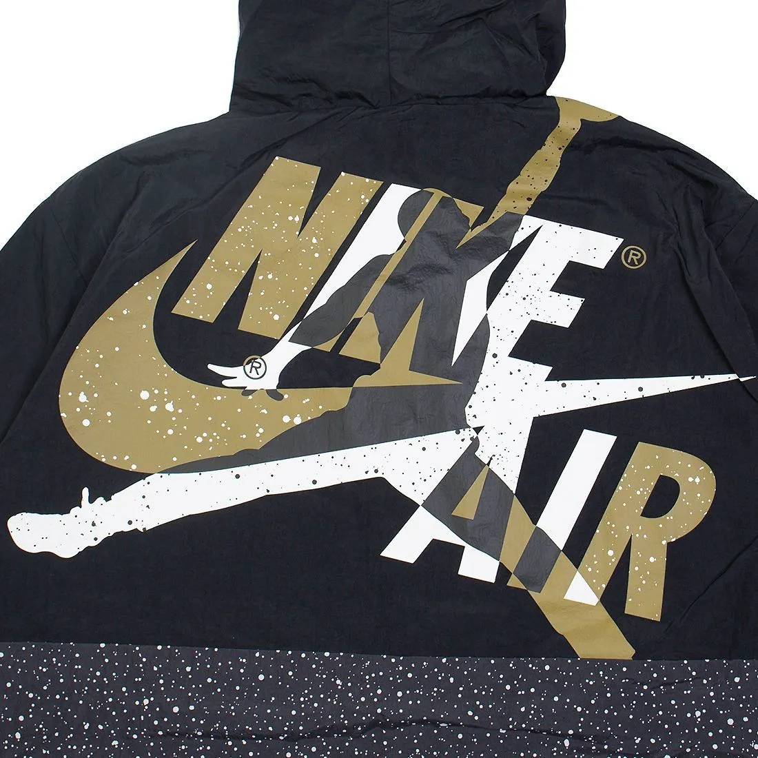 Jordan Men Jumpman Classics Jacket (black / white / smoke grey / metallic gold)