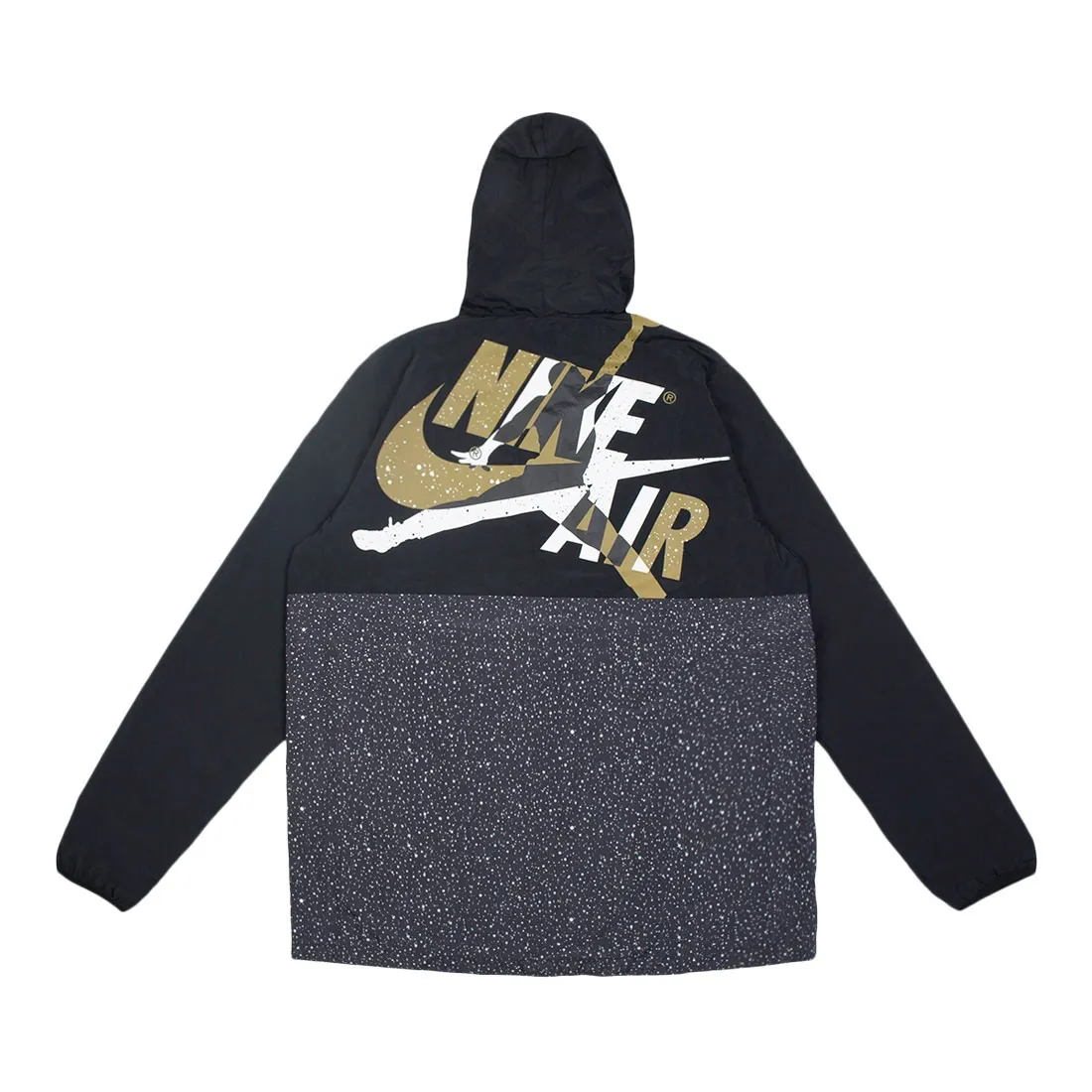 Jordan Men Jumpman Classics Jacket (black / white / smoke grey / metallic gold)