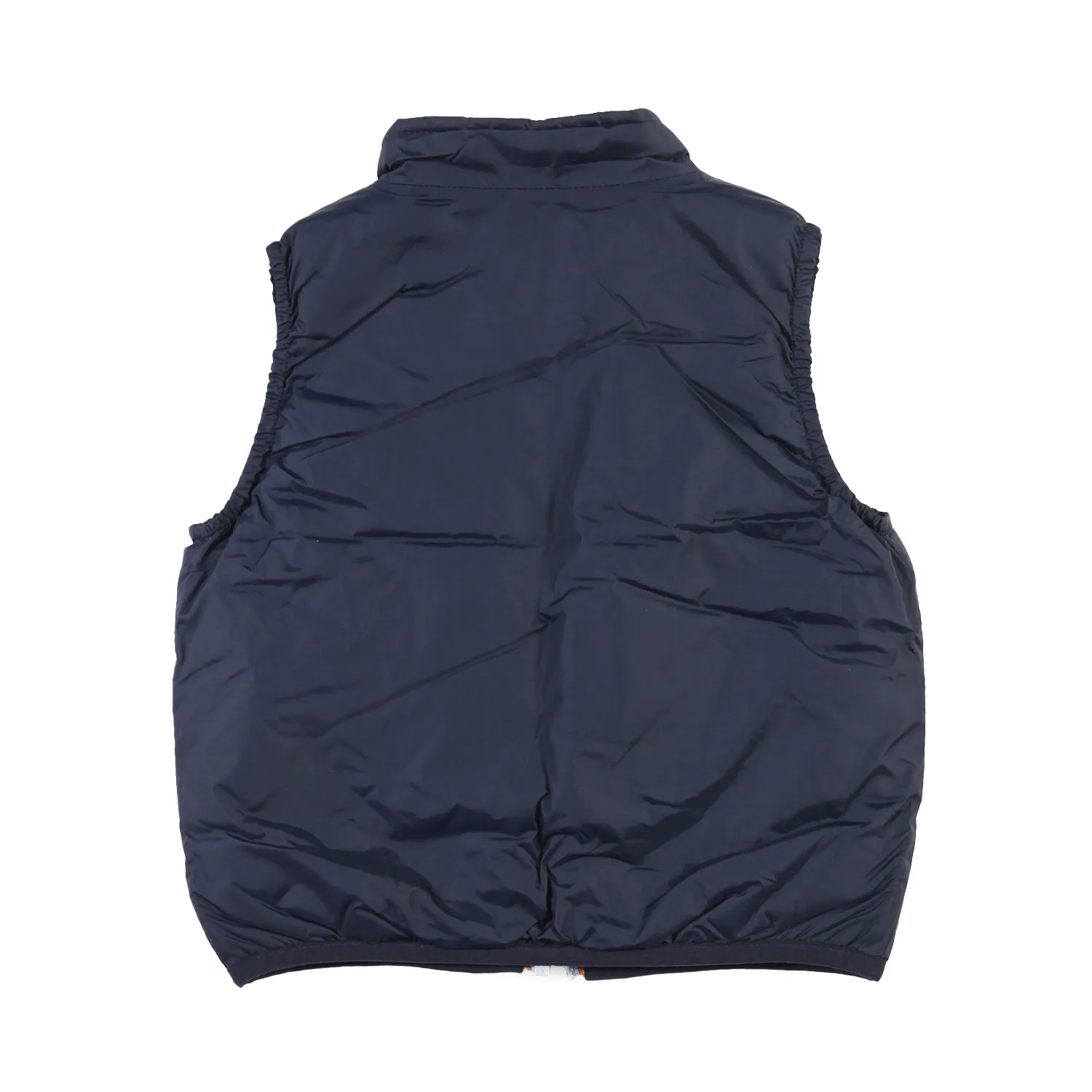 K-Way Blue And Ecru Rouland Orsetto Unisex Vest