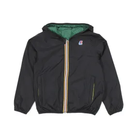 K-Way Jacques Plus.2 Double Black And Green Jacket