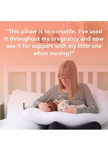 Kally Sleep U-Shaped Pregnancy Pillow - White | Kaleidoscope