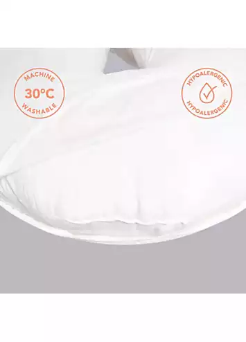 Kally Sleep U-Shaped Pregnancy Pillow - White | Kaleidoscope