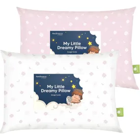 KeaBabies 2-Pack Toddler Pillows, Daisy