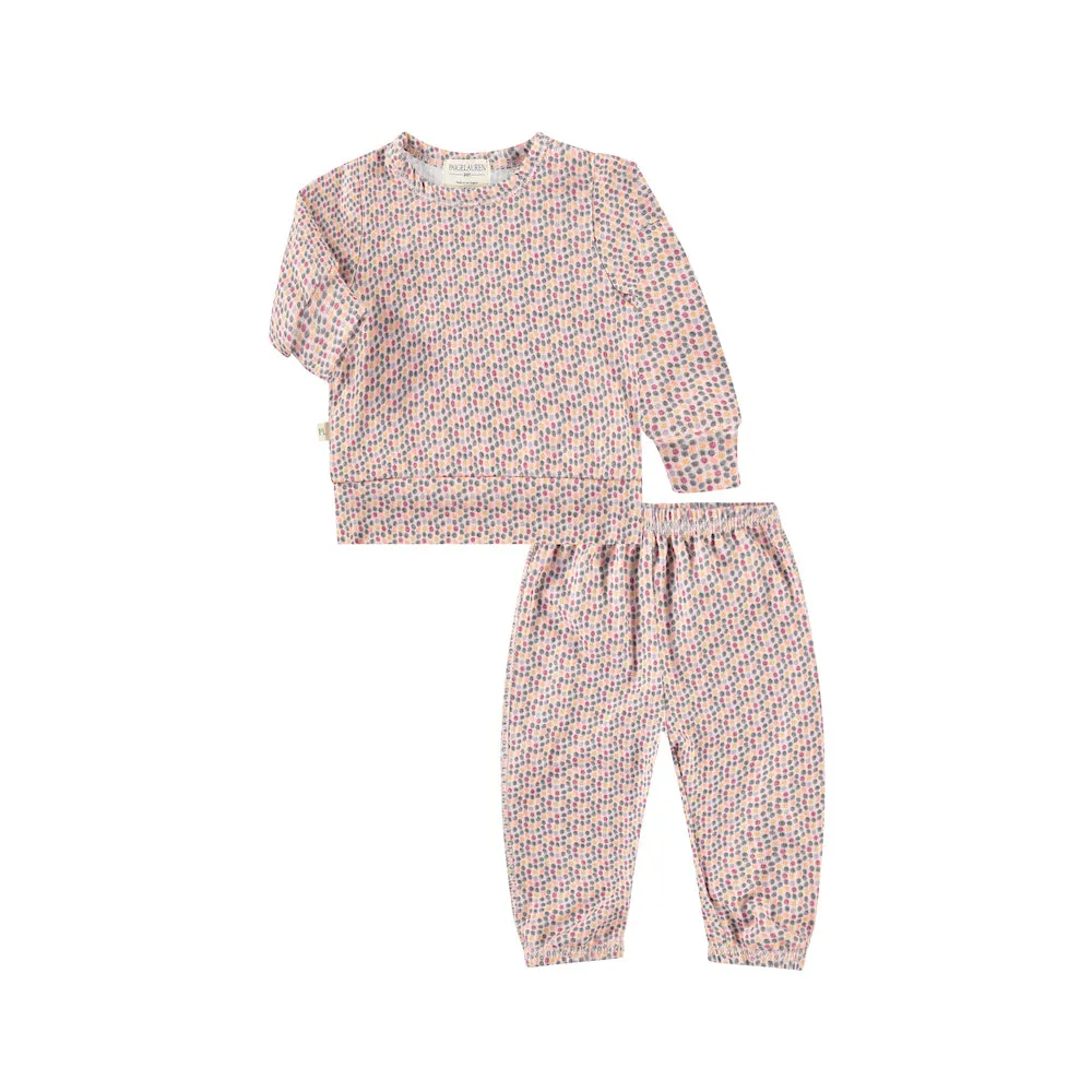 Kid Eco-Hacci PolkaDot Pullover and Pant