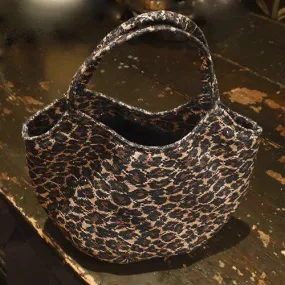 L'Aura Ales Armando Small Tote in Leopard