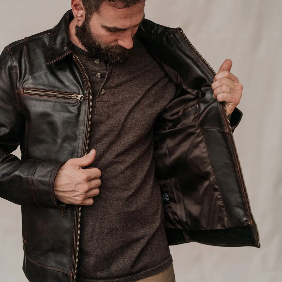 Legacy Leather Jacket | Brown