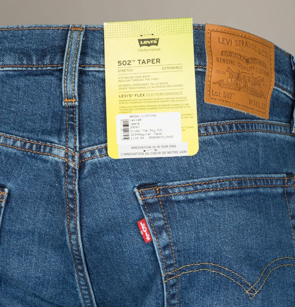 Levi's 502 Regular Taper Fit Stretch Jeans Cross The Sky Adv