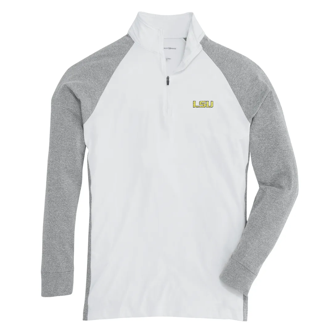 LSU Lee Performance 1/4 Zip Pullover