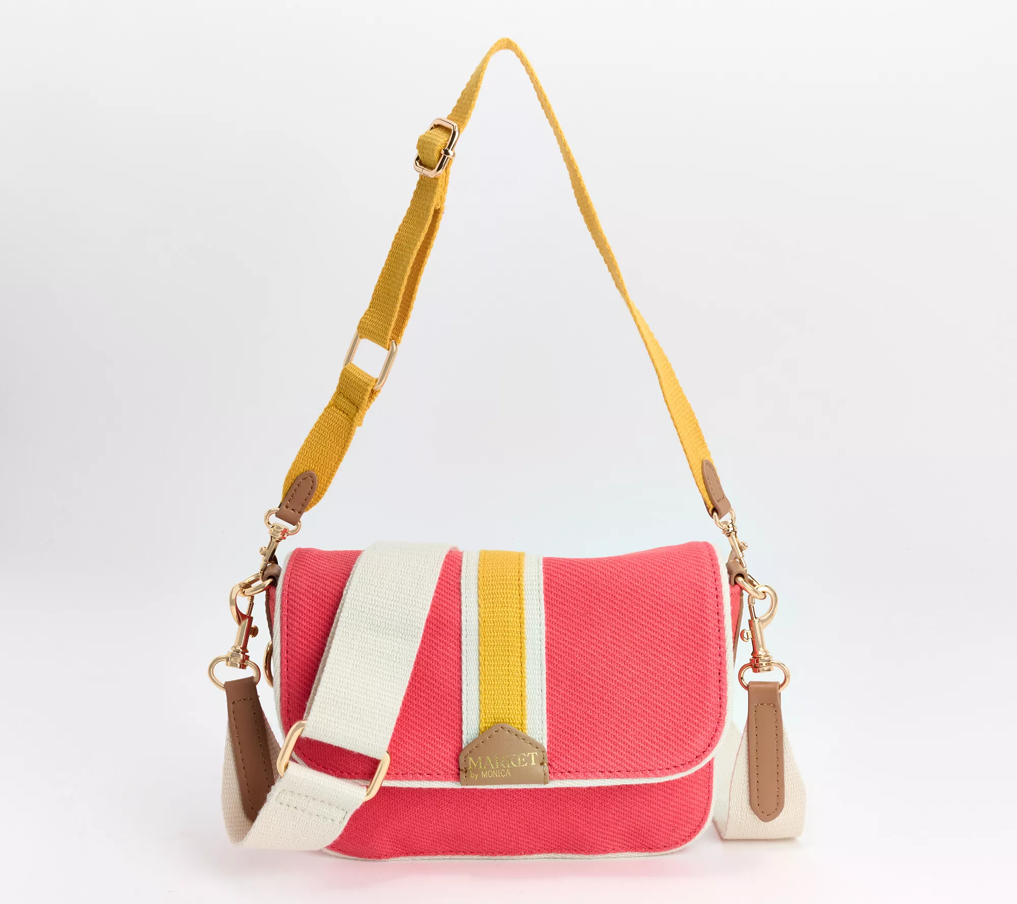 Market By Monica Coated Canvas Crossbody with Shoulder Strap