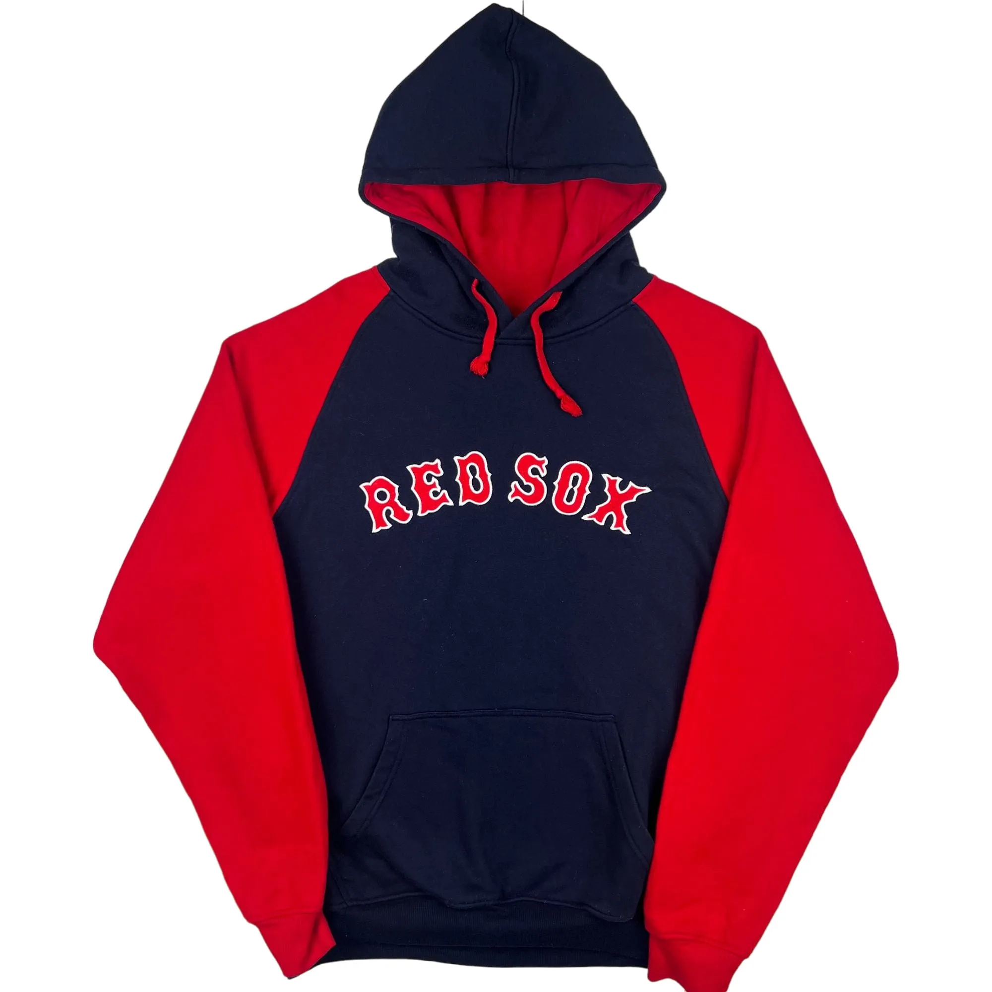 MLB Boston Red Sox Pullover Hooded Sweatshirt Navy Red