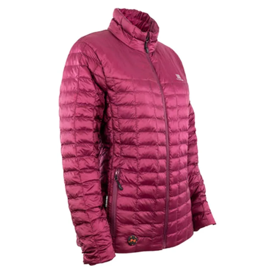 Mobile Warming Women's BackCountry 7.4V Heated Jacket - Burgundy