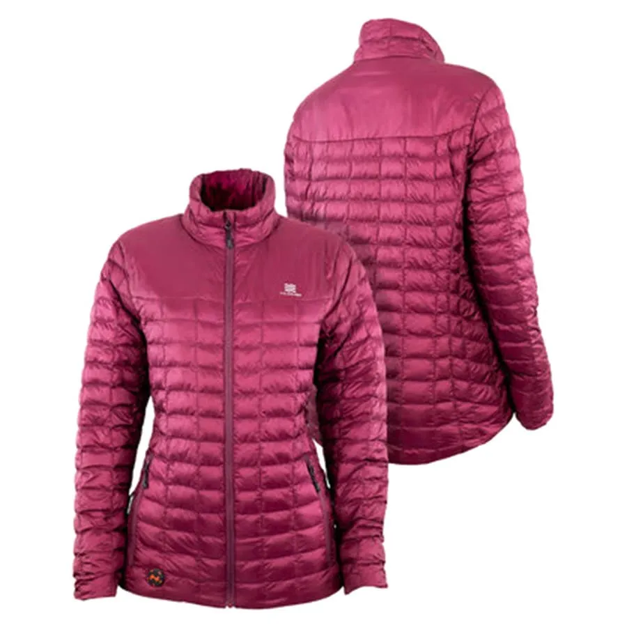 Mobile Warming Women's BackCountry 7.4V Heated Jacket - Burgundy