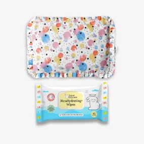 Mustard seed pillow (Twinkle Stars) and XtraHydrating Wipes - 40 pack