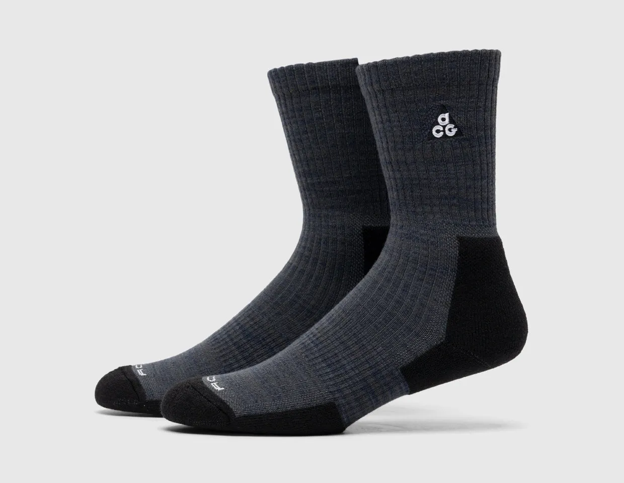 Nike ACG Everyday Crew Socks Anthracite / Volt - Black