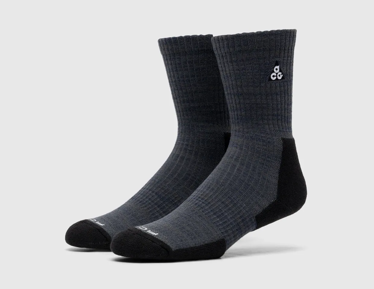 Nike ACG Everyday Crew Socks Anthracite / Volt - Black