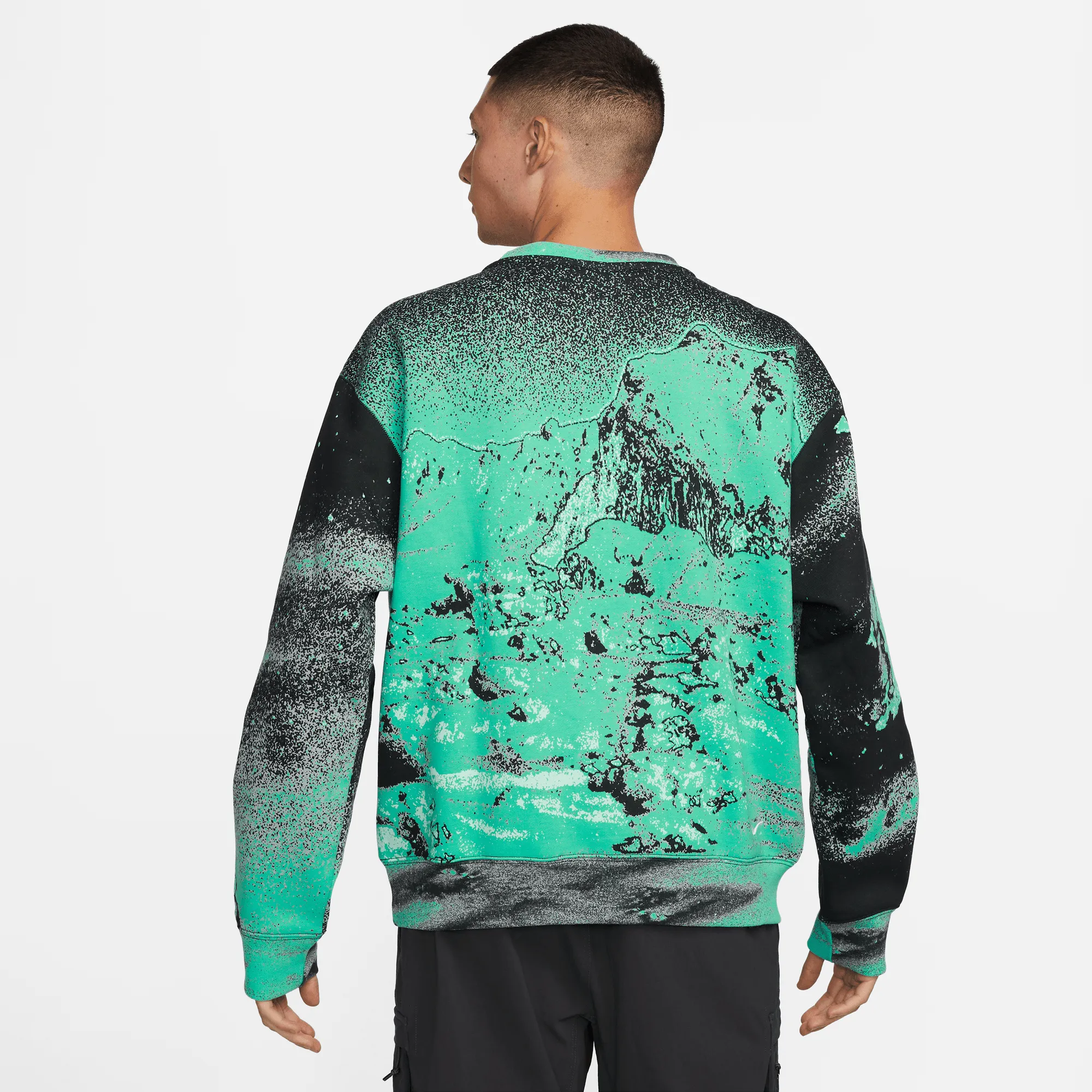 Nike ACG Therma-FIT Allover Print Fleece Crew