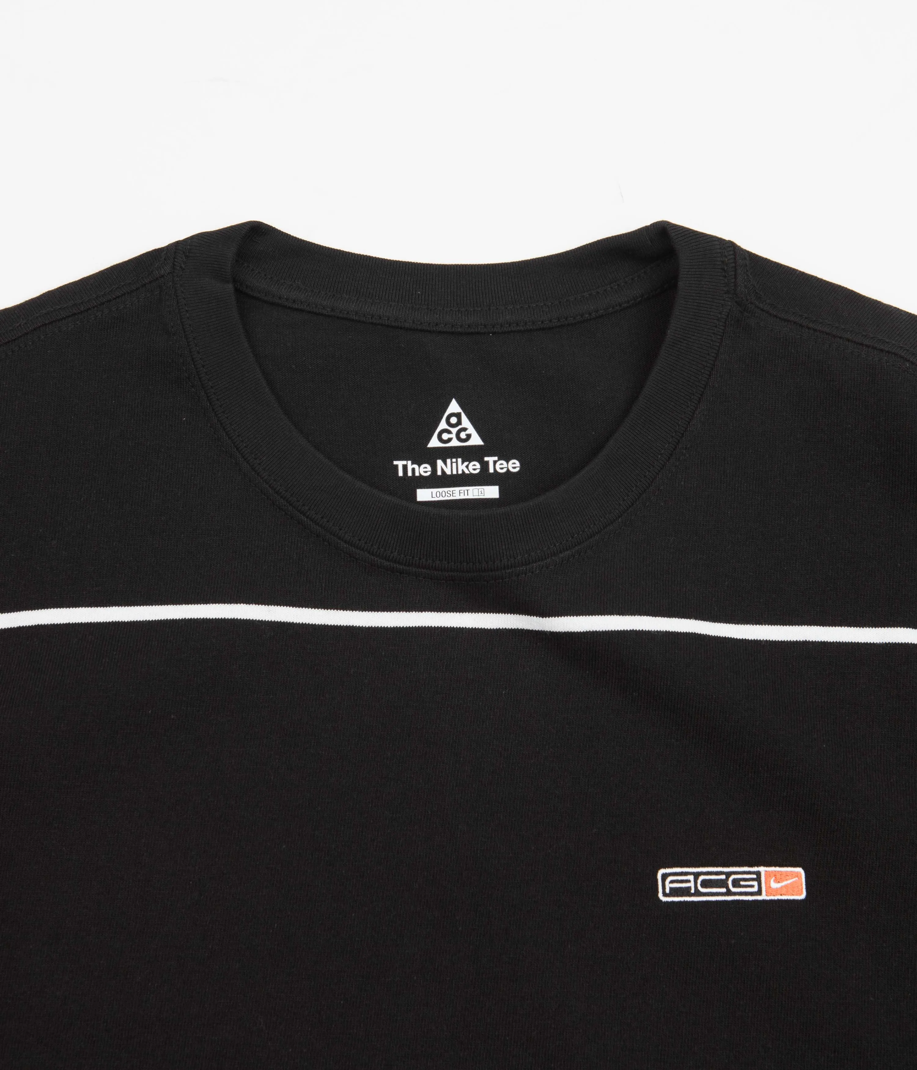 Nike ACG YD Stripe T-Shirt - Black / Summit White