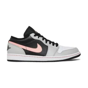 Nike Air Jordan 1 Low (Grey Fog Bleached Coral/ Black/ G...