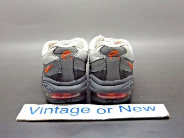 Nike air little max '95 black orange grey td 2010 sz 5c