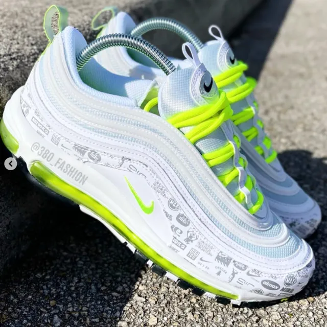 Nike air max 97 volt reflective logo