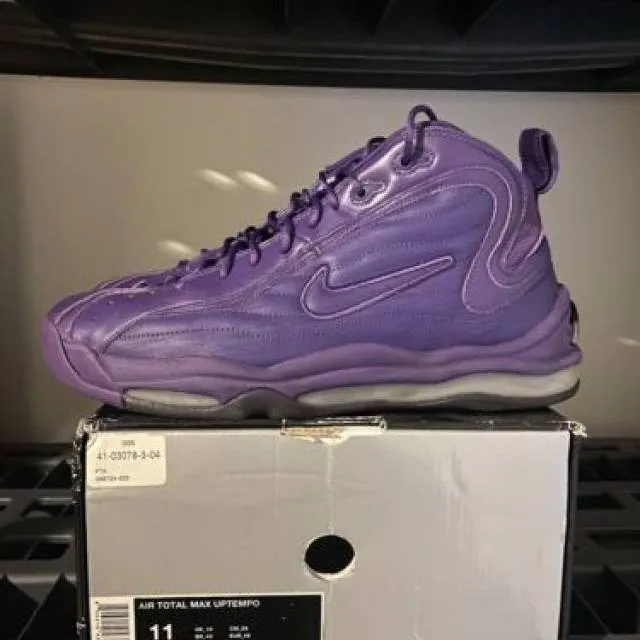 Nike air total max uptempo club purple violet air pack og 366724 500 size 11