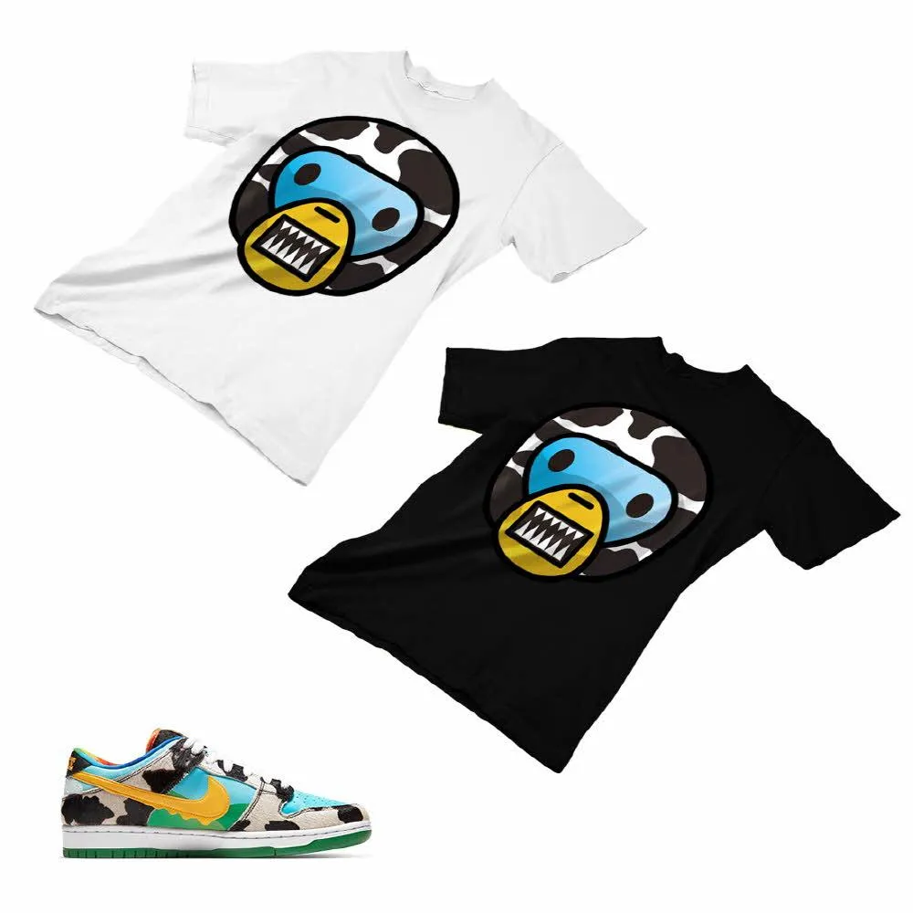 Nike Dunk Ben Jerry’s Matching Custom Designed T shirt ND 1-2-16