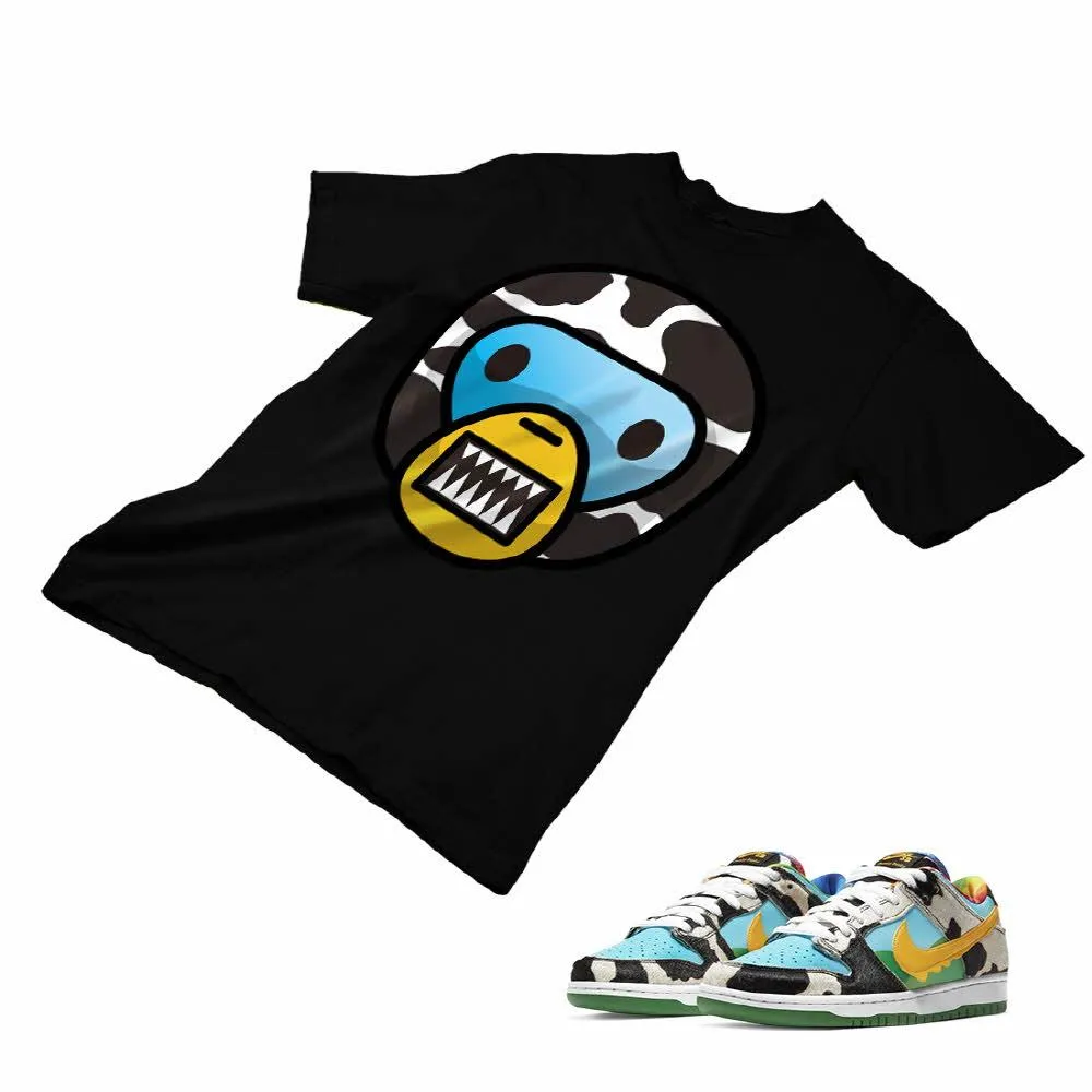 Nike Dunk Ben Jerry’s Matching Custom Designed T shirt ND 1-2-16