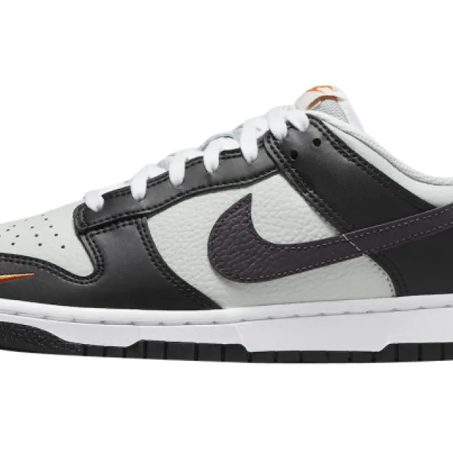 Nike dunk low grey black orange