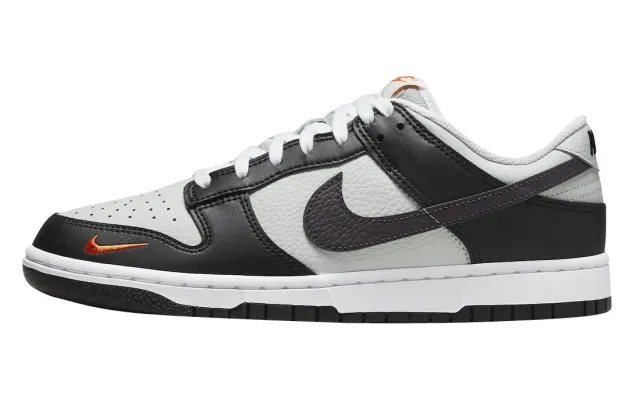 Nike dunk low grey black orange