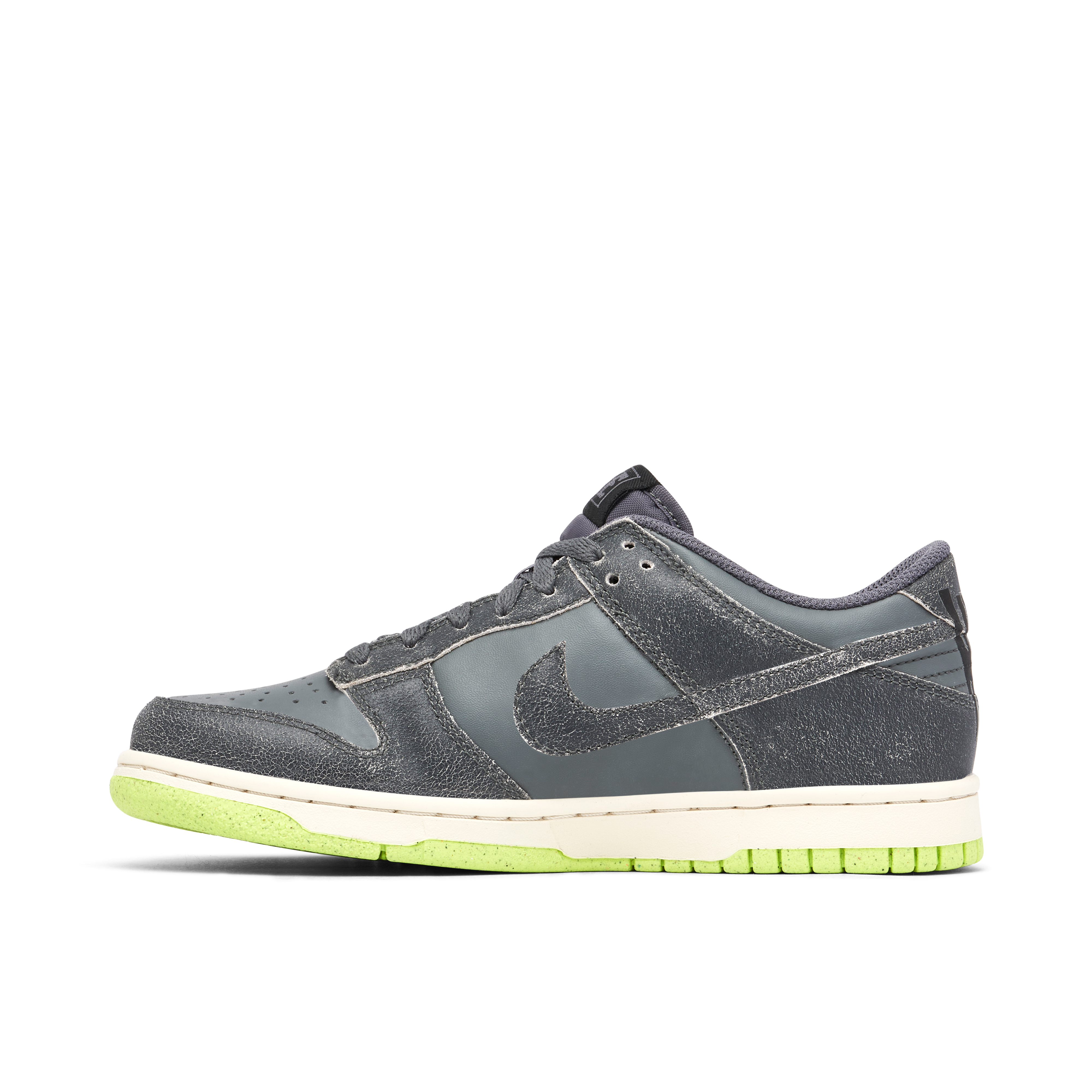 Nike Dunk Low SE Iron Grey Scream Green GS | DQ6215-001 | Laced