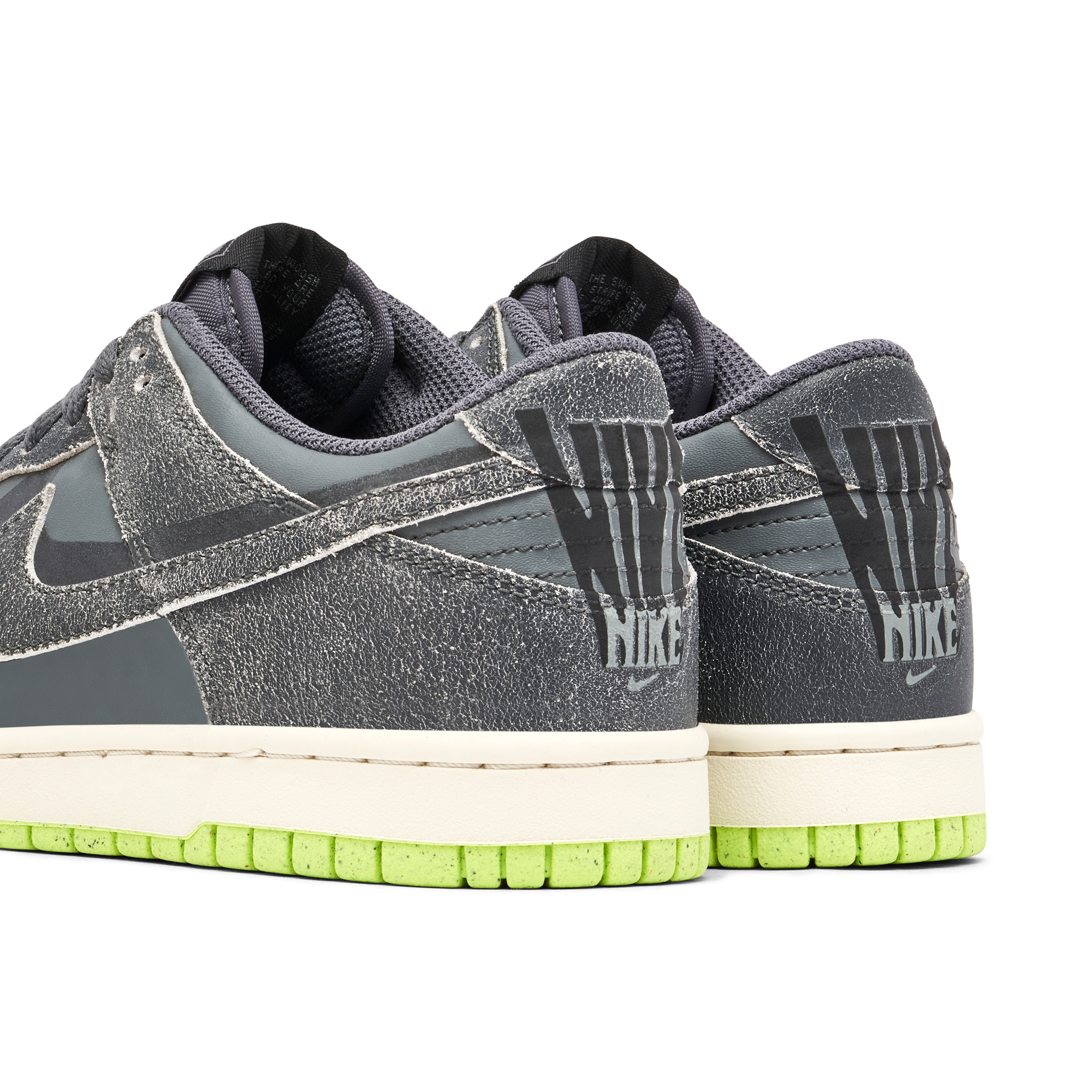 Nike Dunk Low SE Iron Grey Scream Green GS | DQ6215-001 | Laced