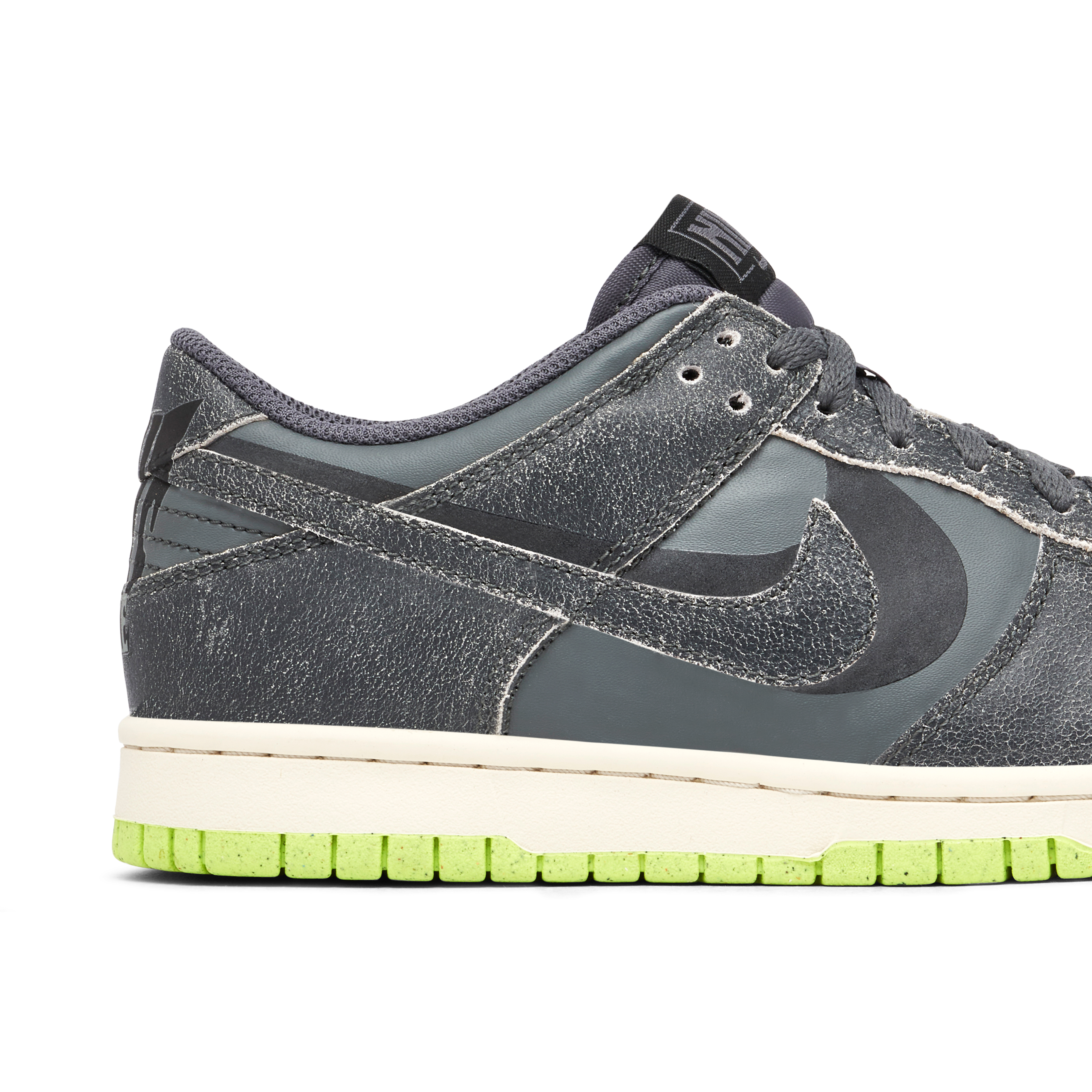 Nike Dunk Low SE Iron Grey Scream Green GS | DQ6215-001 | Laced