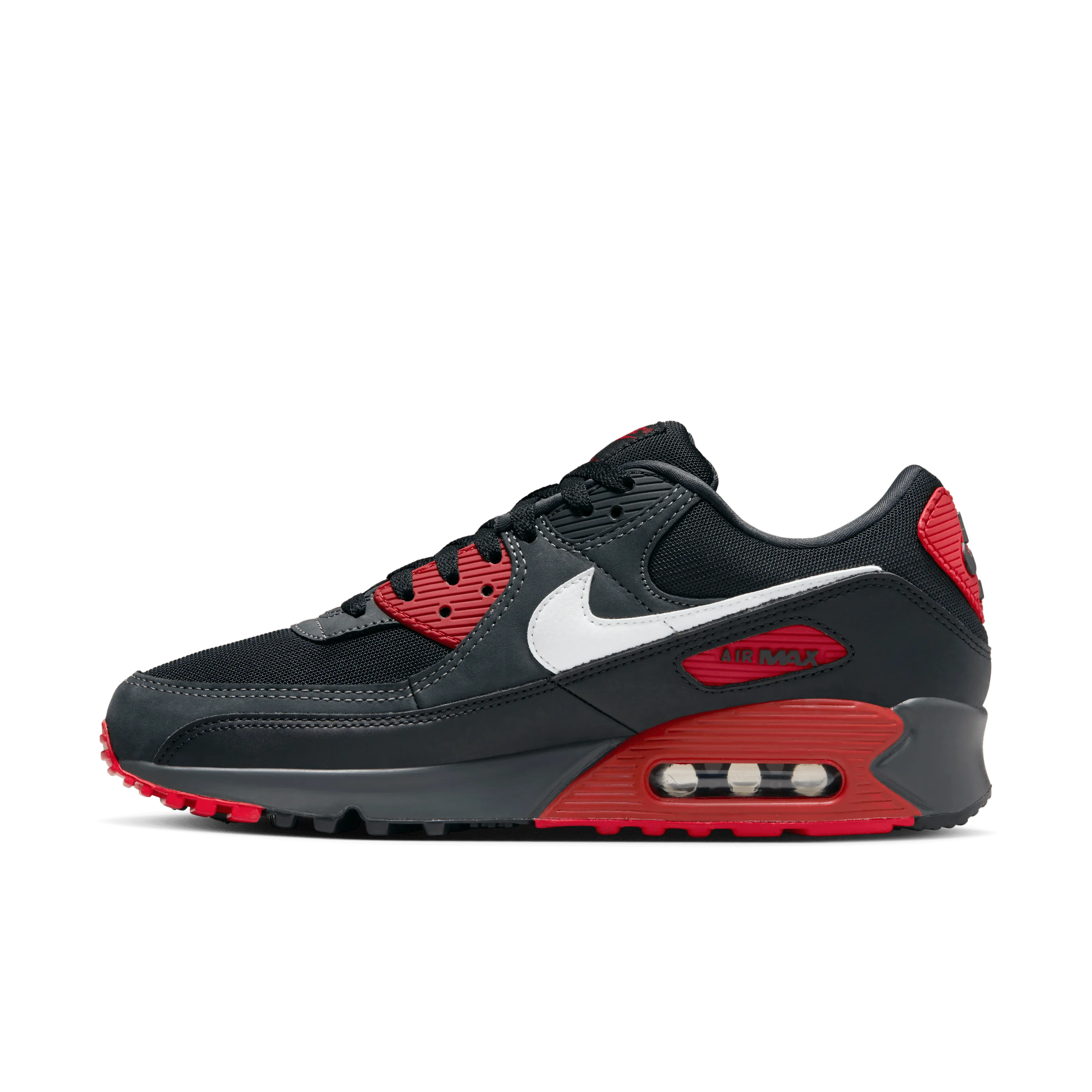 Nike - Men - Air Max 90 - Anthracite/White/Black/Mystic Red