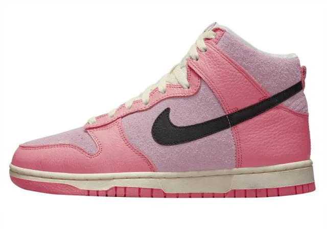 Nike WMNS Dunk High Hoops Pack Pink Sail Coconut Glaze D...