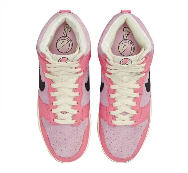 Nike WMNS Dunk High Hoops Pack Pink Sail Coconut Glaze D...