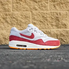 Nike Women Air Max 1 Essential (gray / team red / total orange / summit white)