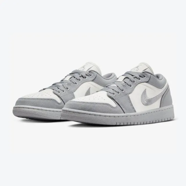 Nike Women's Air Jordan 1 Low SE (Light Steel Grey/ Whit...