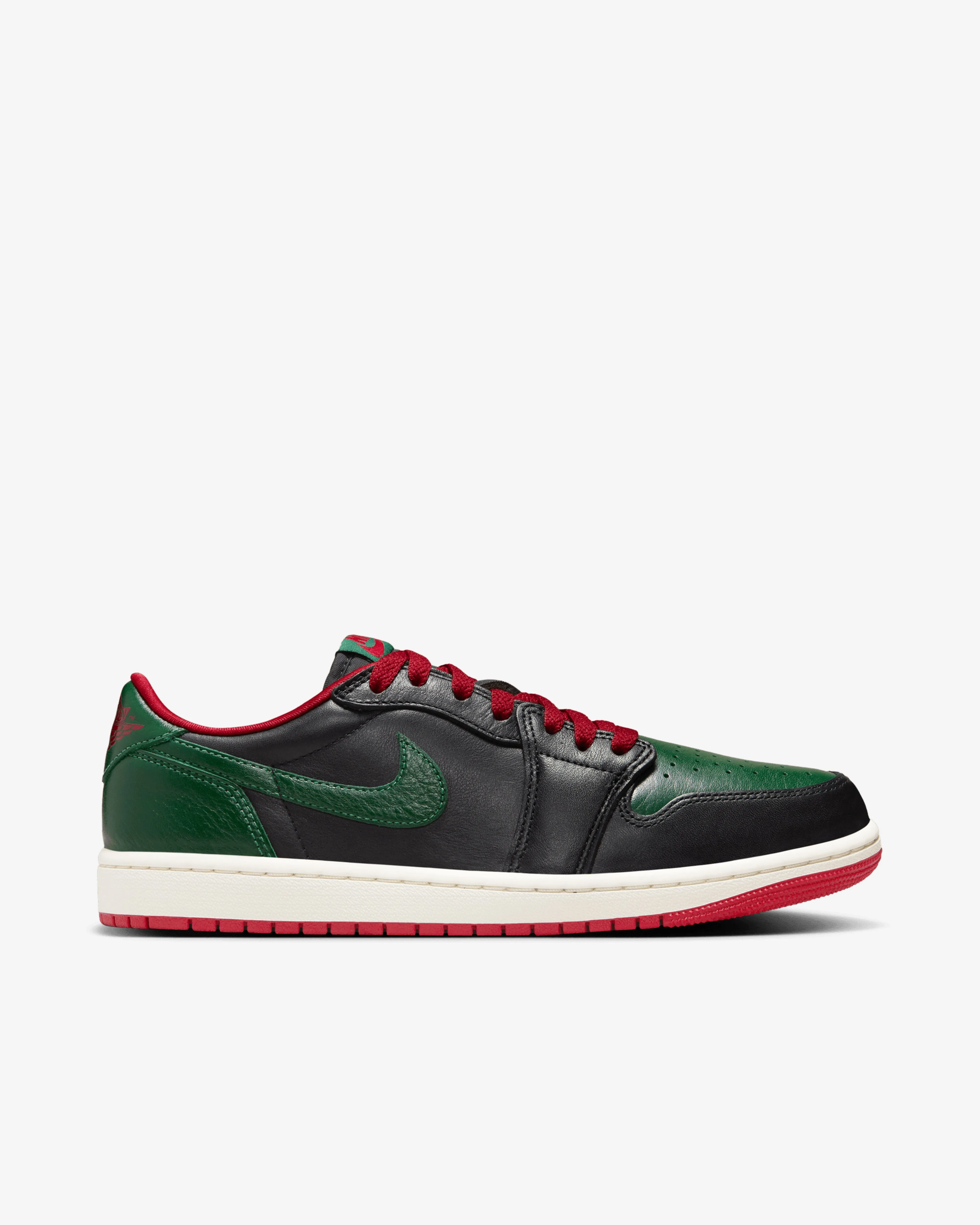 Nike Women's Air Jordan 1 Retro Low OG  Black/Gorge Green CZ0775-036